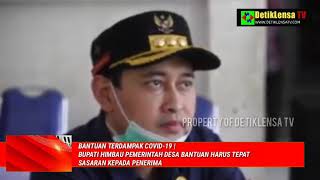Nganjuk News Penjelasan Bupati H. Novi Terkait Bantuan Mepada Warga Yang Terdampak Covid-19