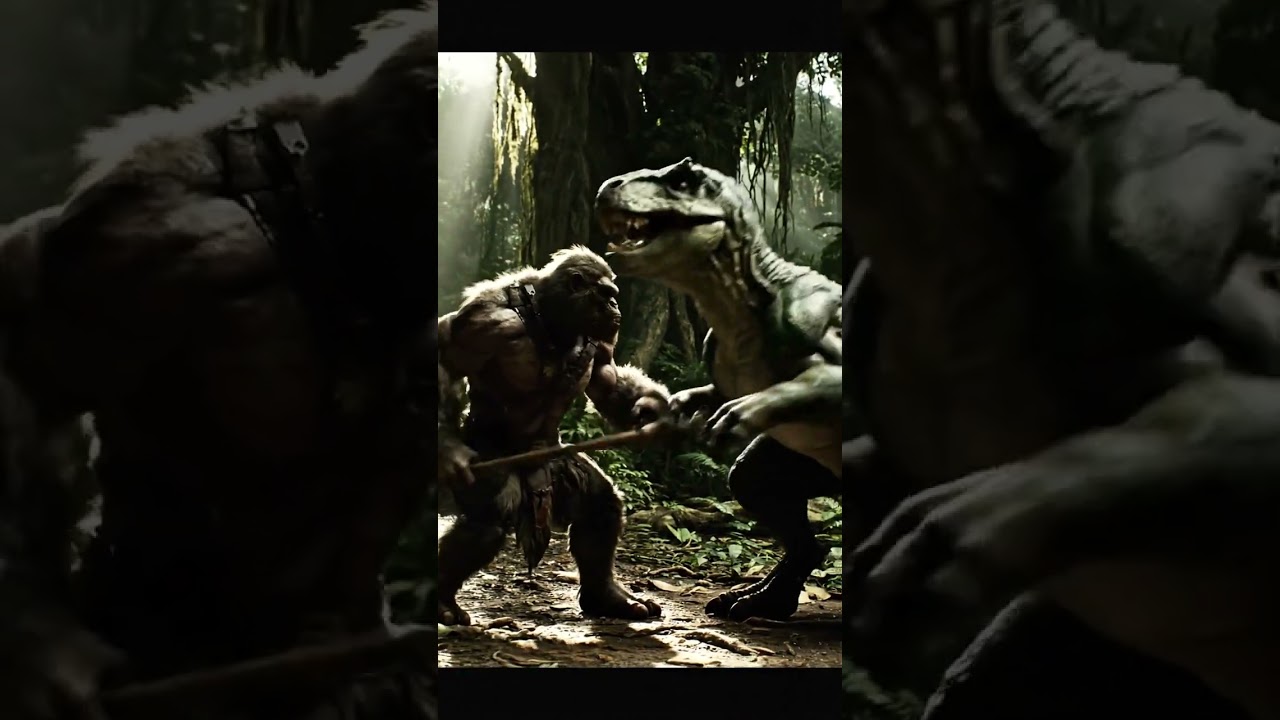 Prehistoric Man Defeats the Stormscale Raptor Cleanly. 