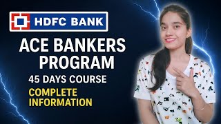 Kaise Milegi Bank Job 45 Din Mein | HDFC ACE Program Explained || Edudivi