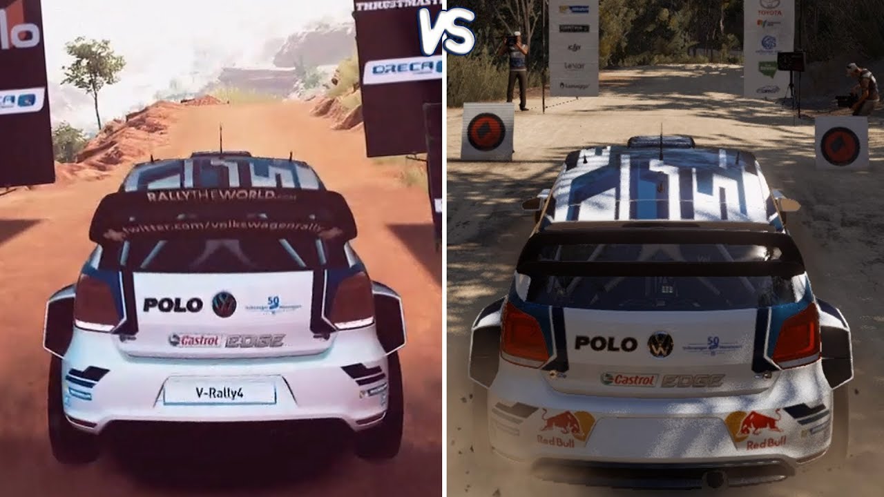 V-Rally 4 vs WRC 7 - Gameplay Comparison HD - YouTube