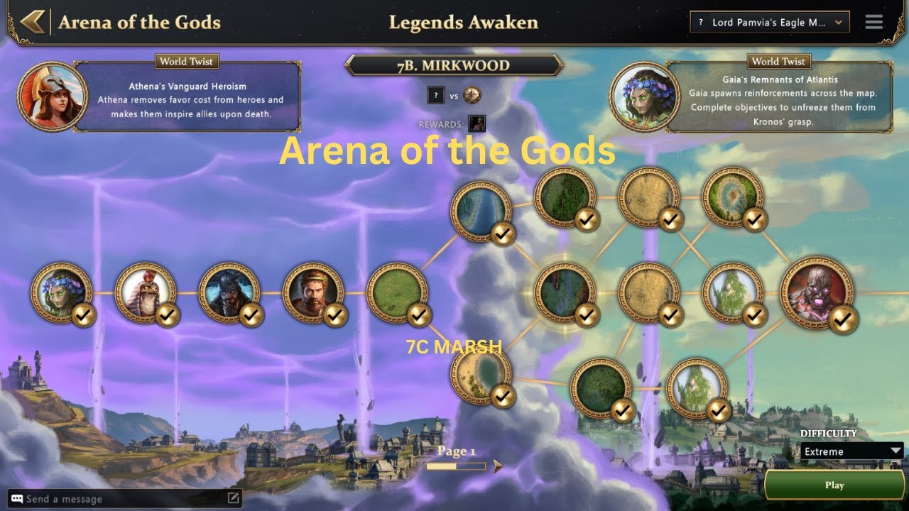 Arena of the Gods | 7C Marsh | Age of Mythology Retold | Kastor - YouTube