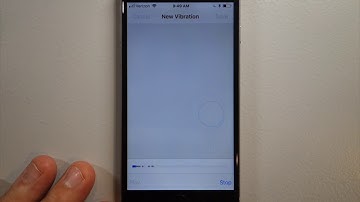 How to create a custom vibration for alerts on iPhone