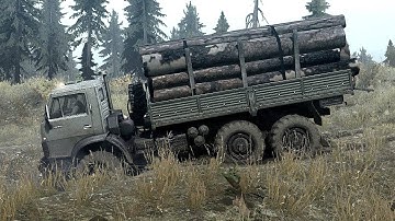 MudRunner - C 4310 Truck Log Transport on the Deluge Map Part 2