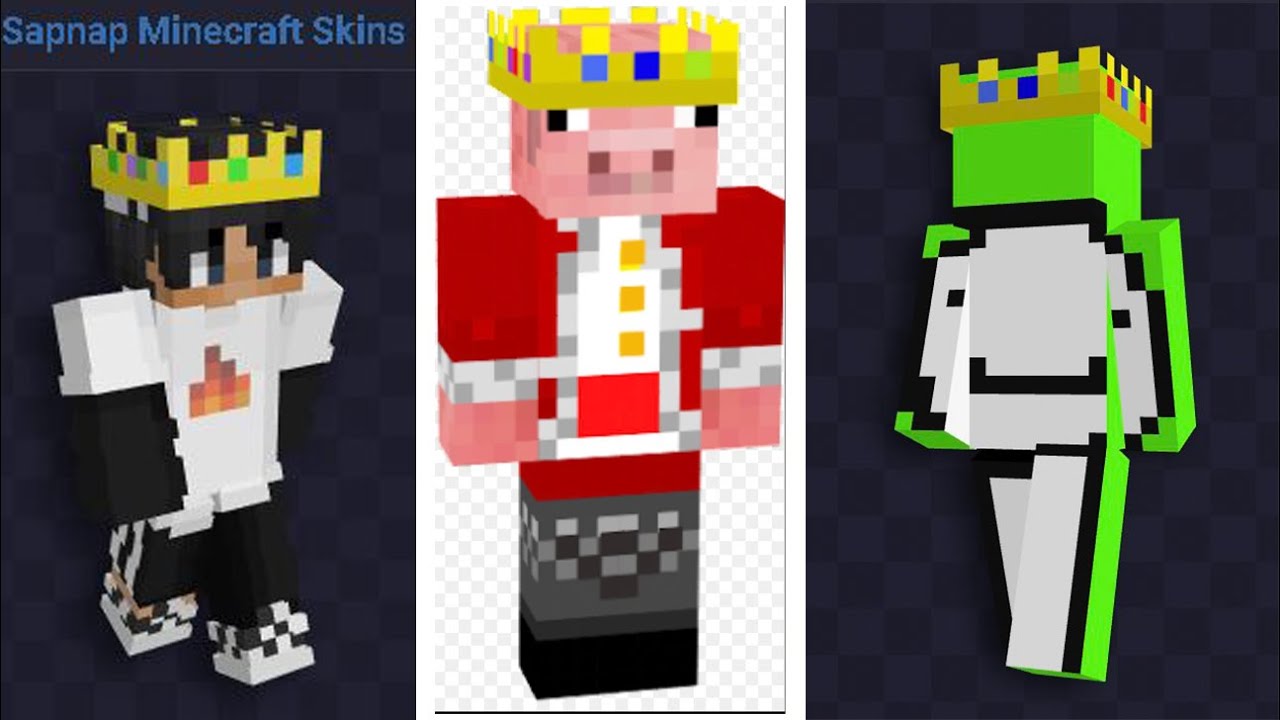 Dream mrbeast Minecraft Skins