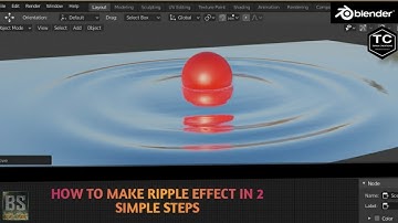 ripples tutorial in blender - blender tutorial: how to create ripples effect