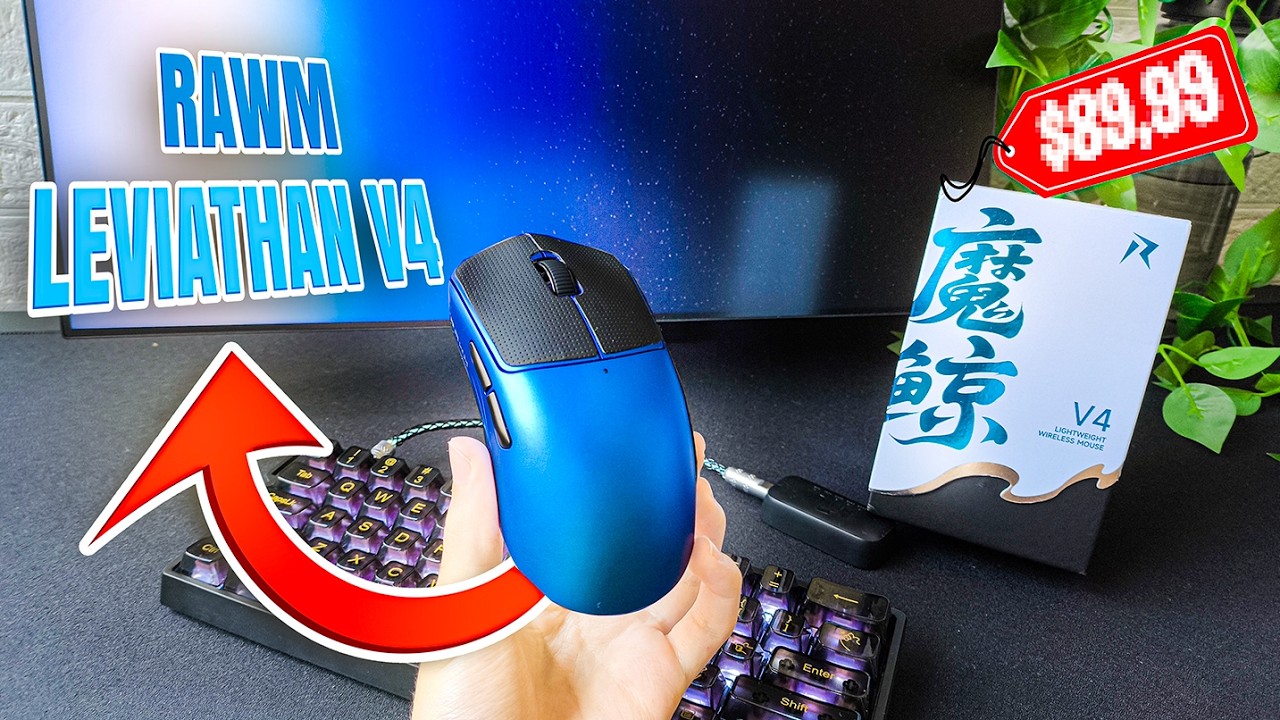 Esse mouse parece bom demais pra ser verdade… Rawm Leviathan V4