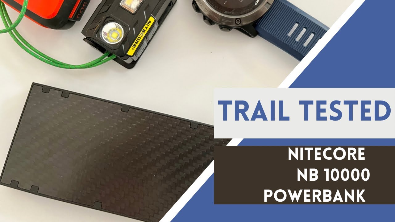 Trail Tested My experience with the NiteCore NB 10000 battery bank for backpacking YouTube