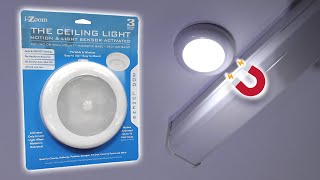 Wireless Motion-Sensor Ceiling Light by i-Zoom