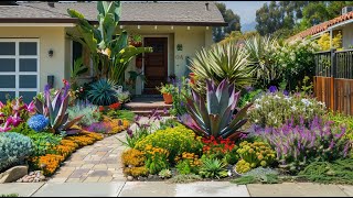 Inspiring front Garden Landscaping Ideas| Front Yard Flower Bed Designs| Gardening Ideas For Home
