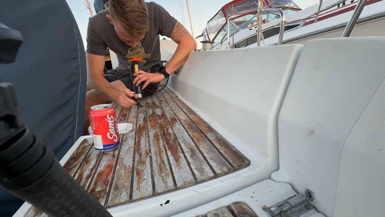 Failed sail to Fort Monroe and Teak Restoration