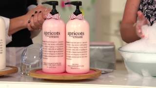 philosophy super-size cream favorites shower gel & body lotion with Lisa Robertson