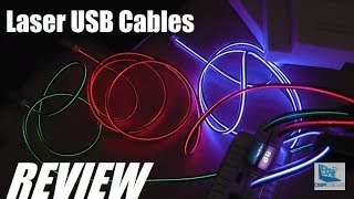 REVIEW: Cubilux LASER Illuminated USB Cables?! screenshot 4