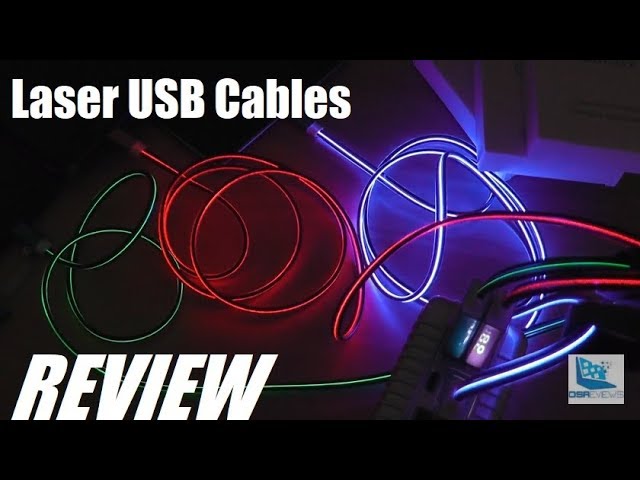 REVIEW: Cubilux LASER Illuminated USB Cables?! YouTube REVIEW: Cubilux LASER Illuminated USB Cables?! YouTube