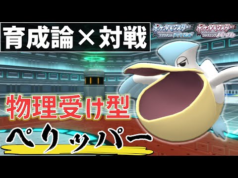 雨パ最重要ポケモン ぺリッパー 育成論 ポケモンbdsp ダイパリメイク Youtube 雨パ最重要ポケモン ぺリッパー 育成論 ポケモンbdsp ダイパリメイク Youtube