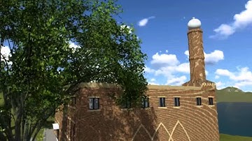 mosque 3d animated walk/fly though design