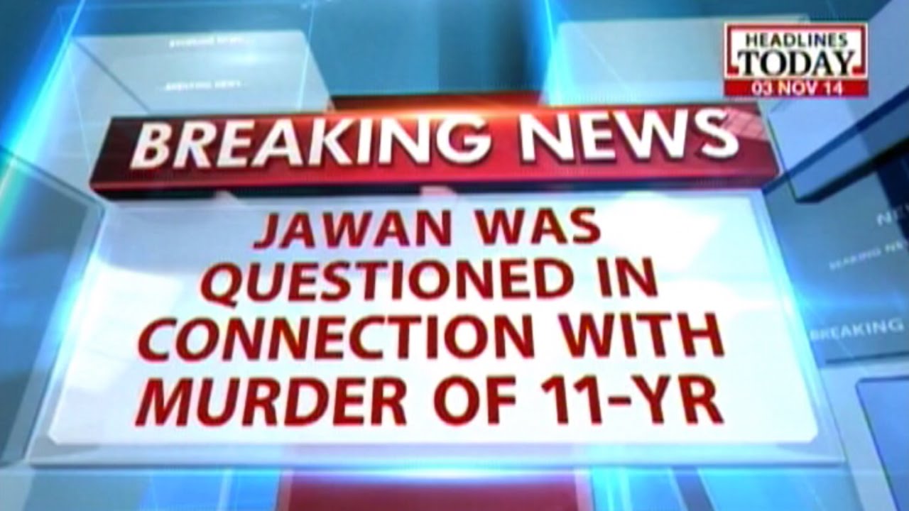 Murder suspect Army jawan shoots himself