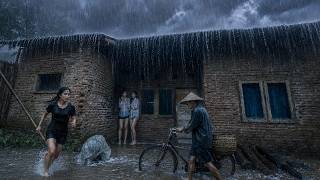 🔴LIVE Heavy rain and thunderstorms in beautiful small villages - Village atmosphere - RAIN FOR SLEEP