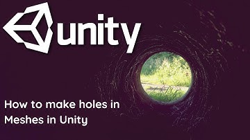 Unity - How to make a hole in a Mesh/GameObject | Unity Easy Tutorial [(2022-2023 UPDATED)]