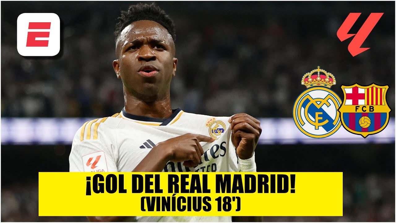 GOL DE VINICIUS con POLÉMICO PENAL lo empata 1-1. REAL MADRID vs ...