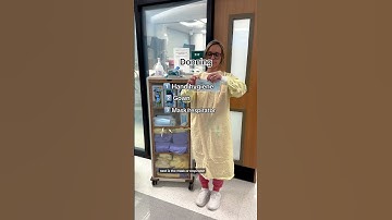 Donning & Doffing PPE #nursingschool #RN #BSN #nursehumor