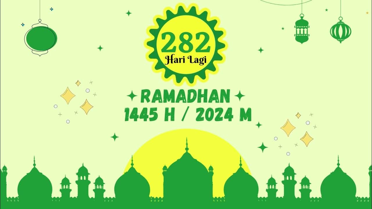 Hitung Mundur Ramadhan 2024 02 Juni 2023 YouTube