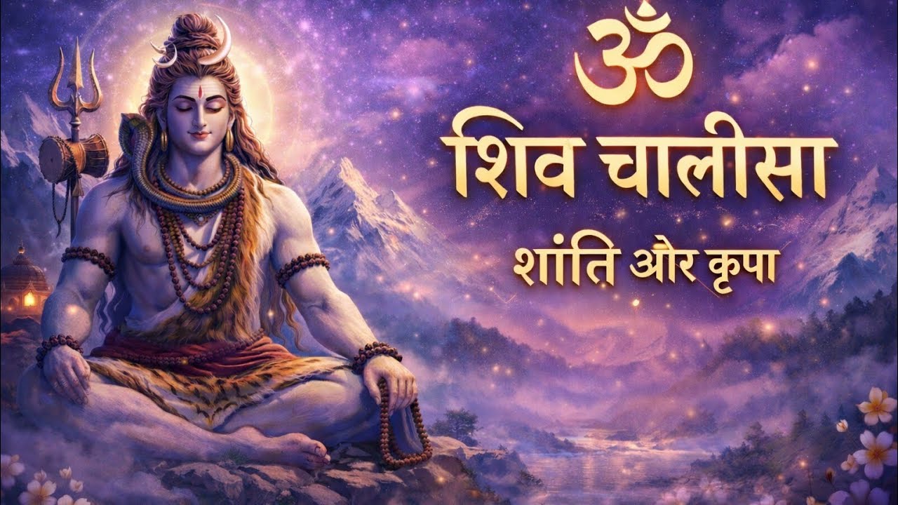 भगवान शिव की शिव चालीसा | शांत मन, दिव्य अनुभव और कृपा के लिए मधुर पाठ |🙏🙏