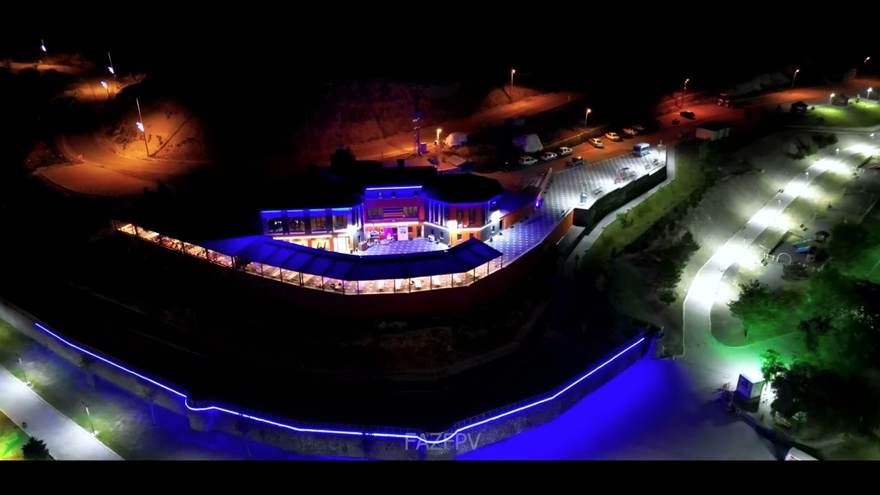 KAYSERİ İNCESU MARİNA GECE DRONE GÖRÜNTÜSÜ (ALİÇE)