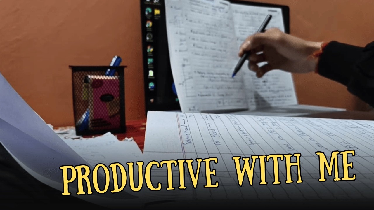 PRODUCTIVE with ME  🎯|  AMAN NARWAR | LIVE