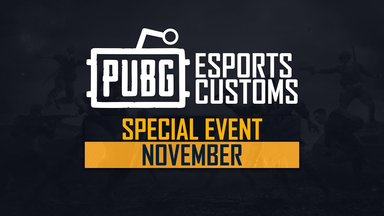 PUBG Reddit Esports Customs - November 2024 Special Event