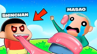 Roblox Tongue Battle Between Shinchan And His Friends 😂 | Funny Game