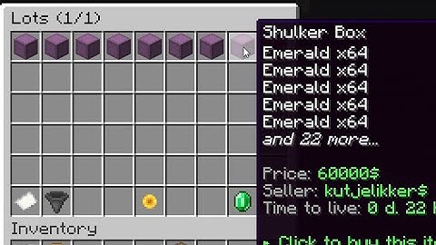 Player scamming  ( using shulker boxes ) // mineberry.org // survival#1
