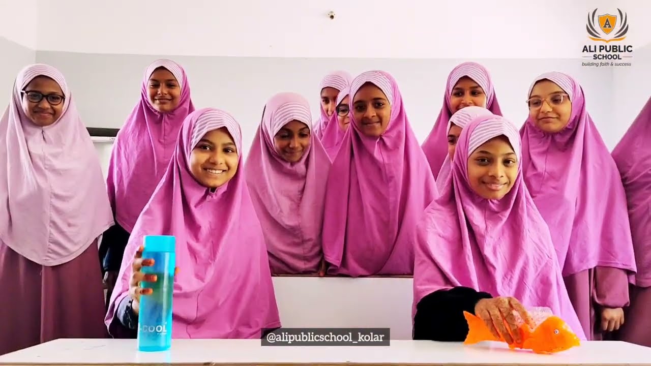 Random Object Activity by Grade 7 students Ali public school kolar 