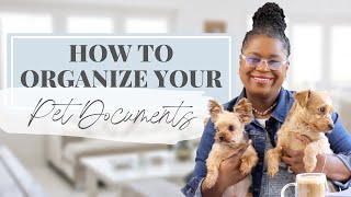How To Organize And Keep Pet Records With The Essential Pet Planner by At Home With Bentley & Albert 1,222 views 1 year ago 13 minutes, 27 seconds