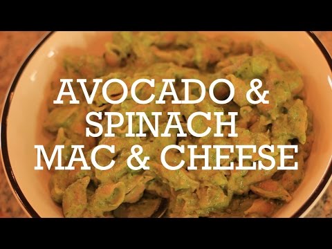 Avocado and Spinach Mac and Cheese - A HOLE LOTTA CHEESE