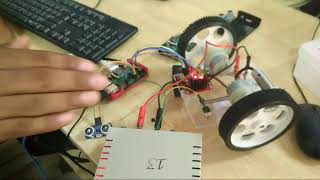 Adaptive cruise control using python and ultrasonic sensor in raspberry pi 3