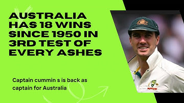 Who Wins More 3rd Tests? Ashes Stats Reveal a Big Surprise!