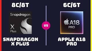 Qualcomm Snapdragon X Plus (X1P‑42‑100) vs Apple A18 Pro (MacBook) – CPU Comparison