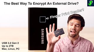 Portable SSD with a Finger Print Reader - Samsung T7 Touch Review