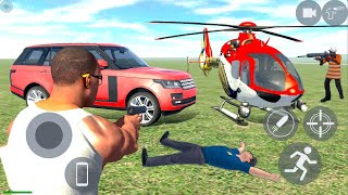 Huge Open City Helicopter Cars and Indian Motorbikes Drive Simulator - Android IOS Gameplay. screenshot 2