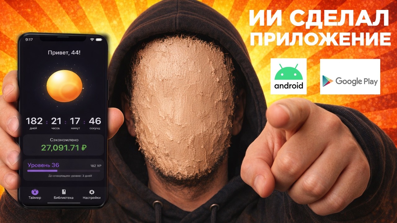 ИИ сделал приложение для Android пробую выложить в GOOGLE PLAY И ЗАРАБОТАТЬ!
