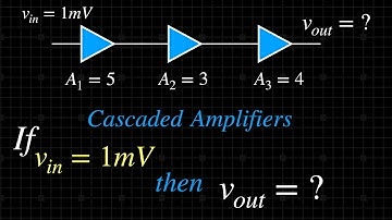 How To Find Output Voltage For Cascaded Amplifier Circuit | Analog Electronics Solved Problem