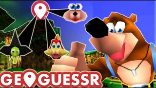 Challenging Pros To The FIRST Banjo Kazooie GeoGuessr!
