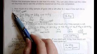 Celebrity Half-life of Radioactive Isotopes Profile