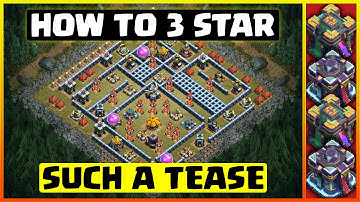 How To 3 Star Such A Tease Clash of Clans | COC Such A Tease | (Clash of Clans)