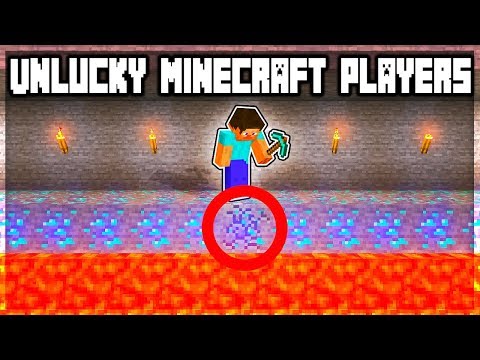 minecraft:-15-most-unlucky-players-you-won't-believe!-(minecraft-funny-moments)