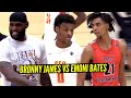 Bronny James & Emoni Bates GO AT IT w/ LeBron Watching!! Most HYPED Game of EYBL