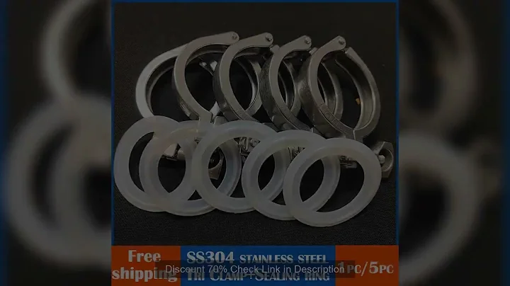 Pipe clamp 1.5" 2" 2.5"  Tri Clamp 50.5/64mm Ferrule 304 Stainless Steel Tri Clover Sanitary Fitting