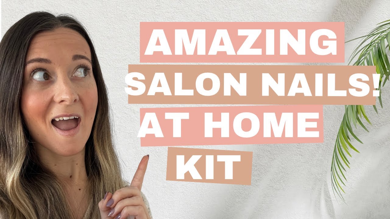 AMAZING Salon Nails at Home! YouTube