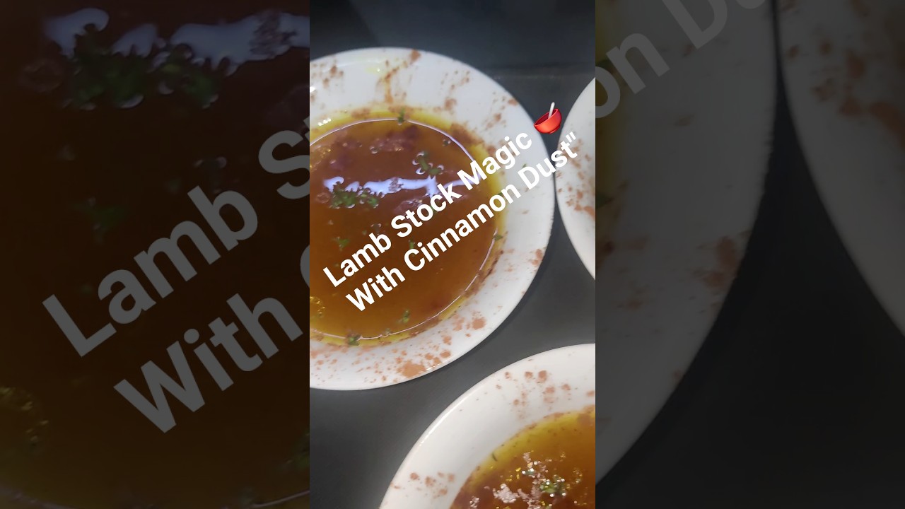 Lamb Raan Stock with Cinnamon Dust / Persian Elixir at Schandis 