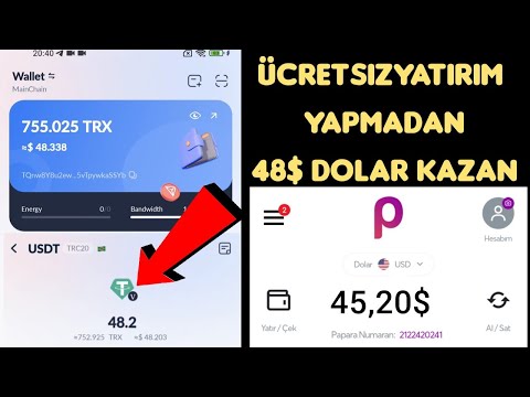 ÜCRETSİZ YATIRIMSIZ 53$ DOLAR KAZAN - internetten para kazanma | bedava para kazanma